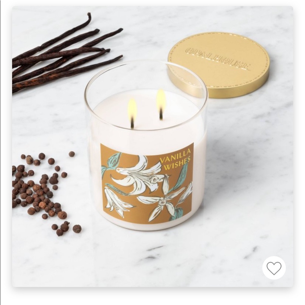 OPALHOUSE SOY WAX VANILLA SCENTED CANDLE NWT